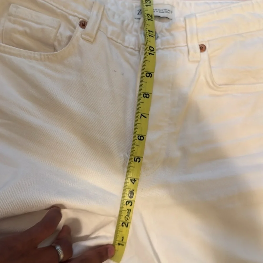 Zara White Wide-Leg Jeans size 4 - Picture 13 of 14